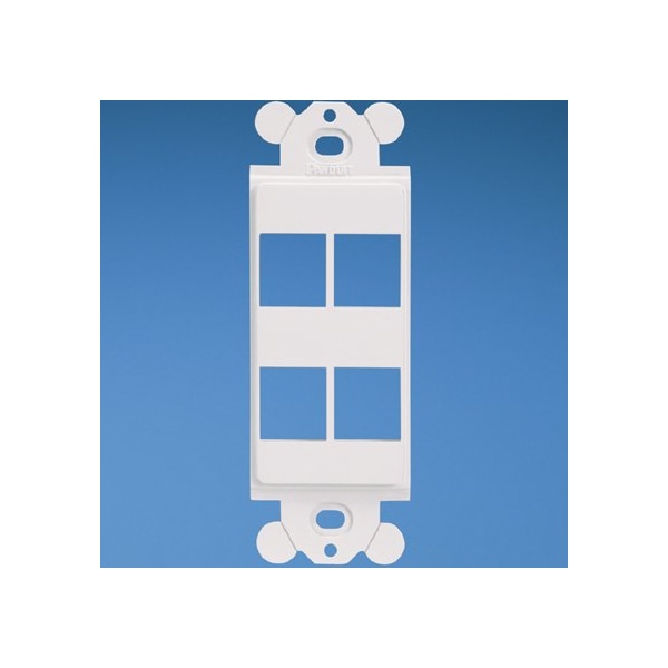 4-Port, Screw Mount Module Frame (10 Pack), 10PK